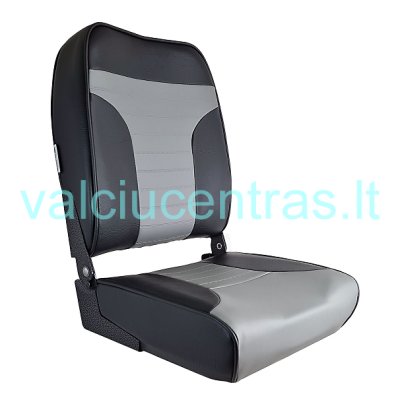 Sulenkiama sėdynė RUNOS su paminkštinimais DELUXE pilkos/t. pilkos sp.